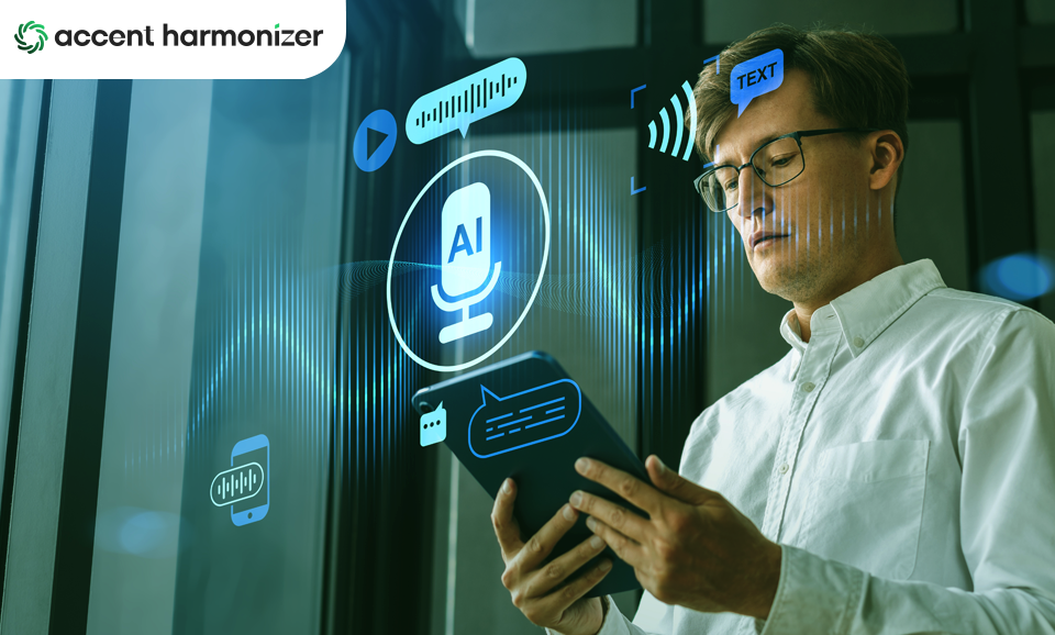 AI accent harmonization for enterprise