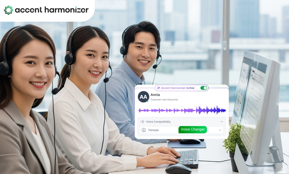 Real-time accent harmonization