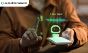 AI accent removal software improving voice clarity in call center conversations