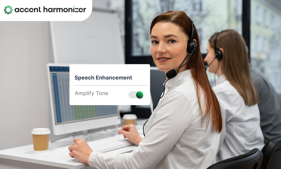 On-premise accent modification software secures contact center voice data
